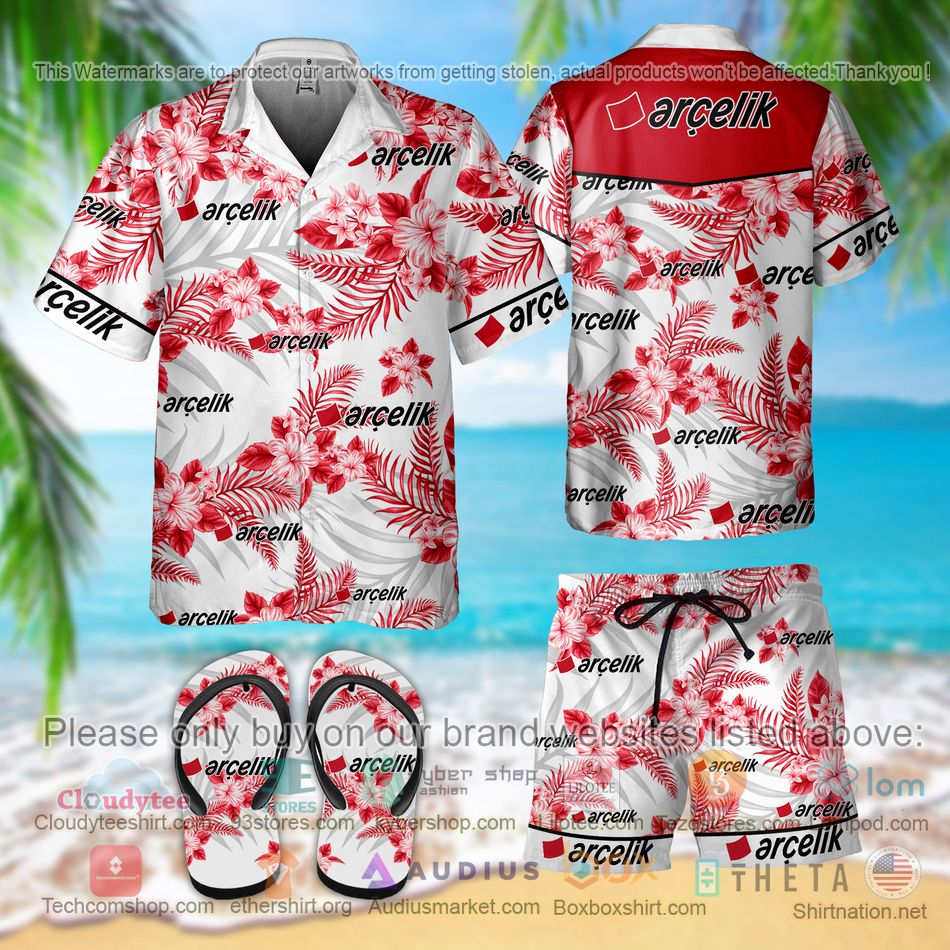 arcelik hawaiian shirt shorts 1 67945