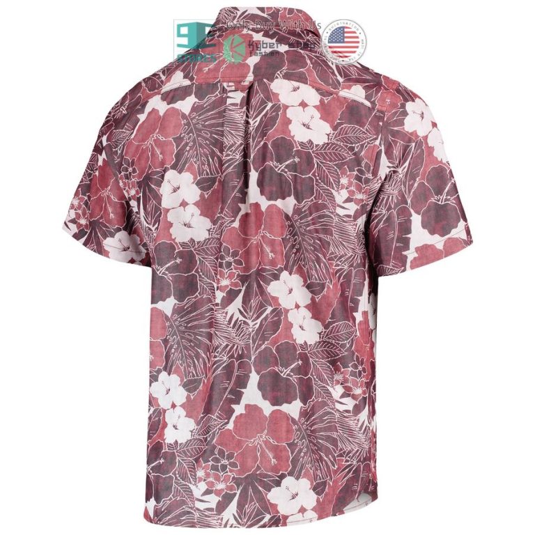 arizona state sun devils tommy bahama coconut point playa flora islandzone maroon hawaiian shirt 3 32937