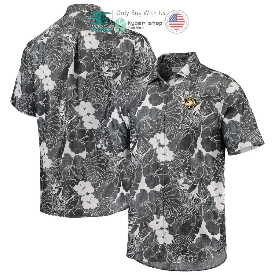army black knights tommy bahama coconut point playa flora islandzone black hawaiian shirt 1 33437