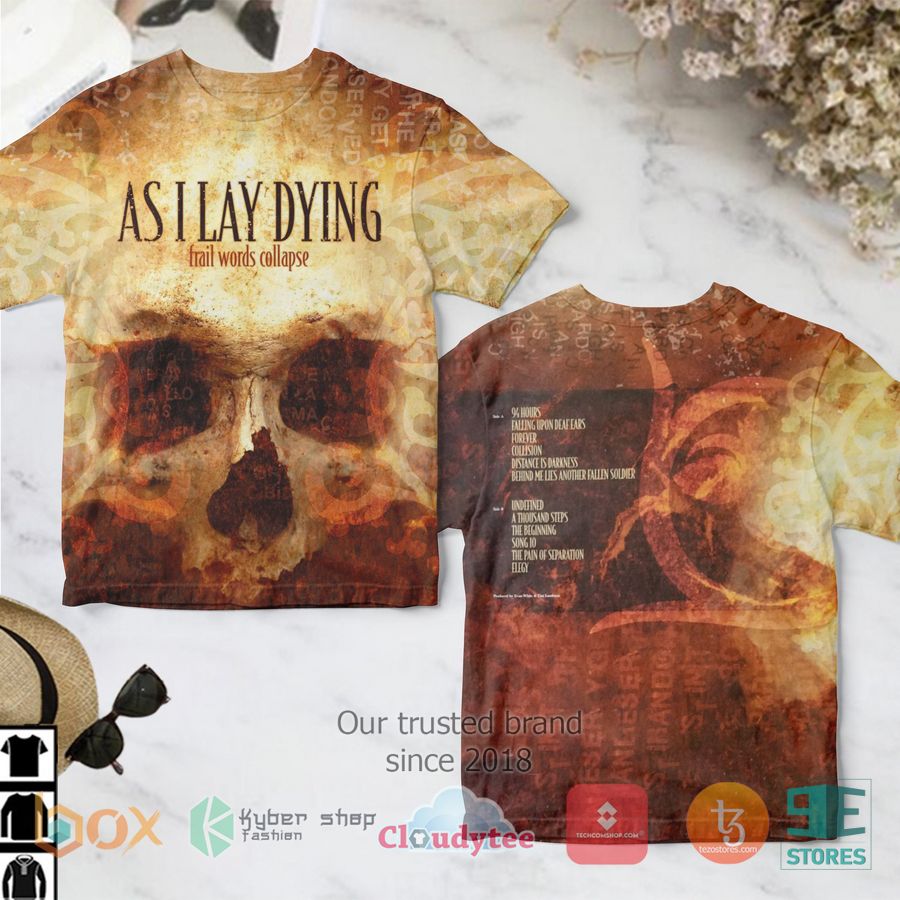 as i lay dying band frail words collapse album 3d t shirt 1 19528