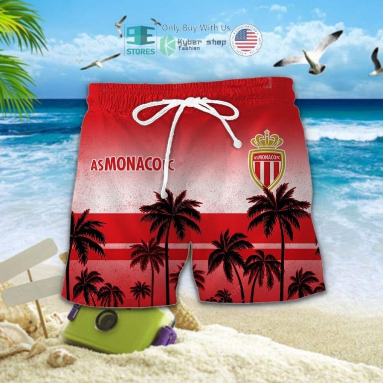 as monaco palm tree hawaiian shirt shorts 2 1053