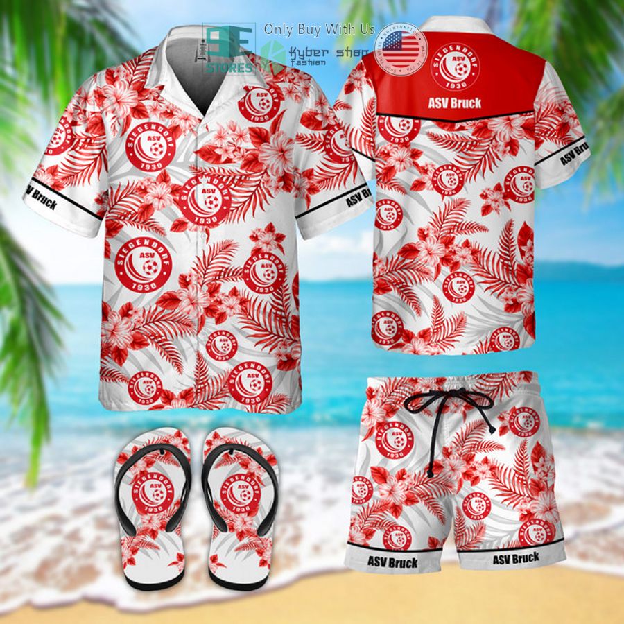 asv bruck hawaiian shirt shorts 1 23110