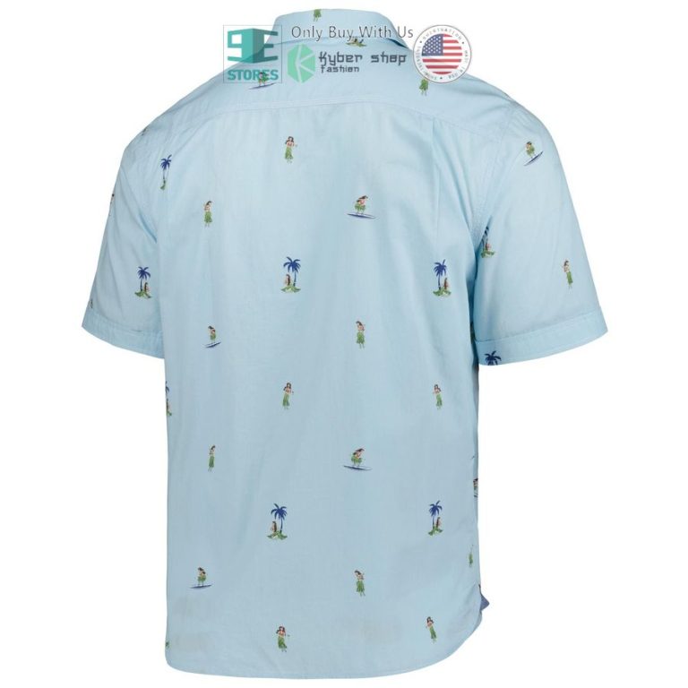 atlanta braves tommy bahama hula all day turquoise hawaiian shirt 3 29052