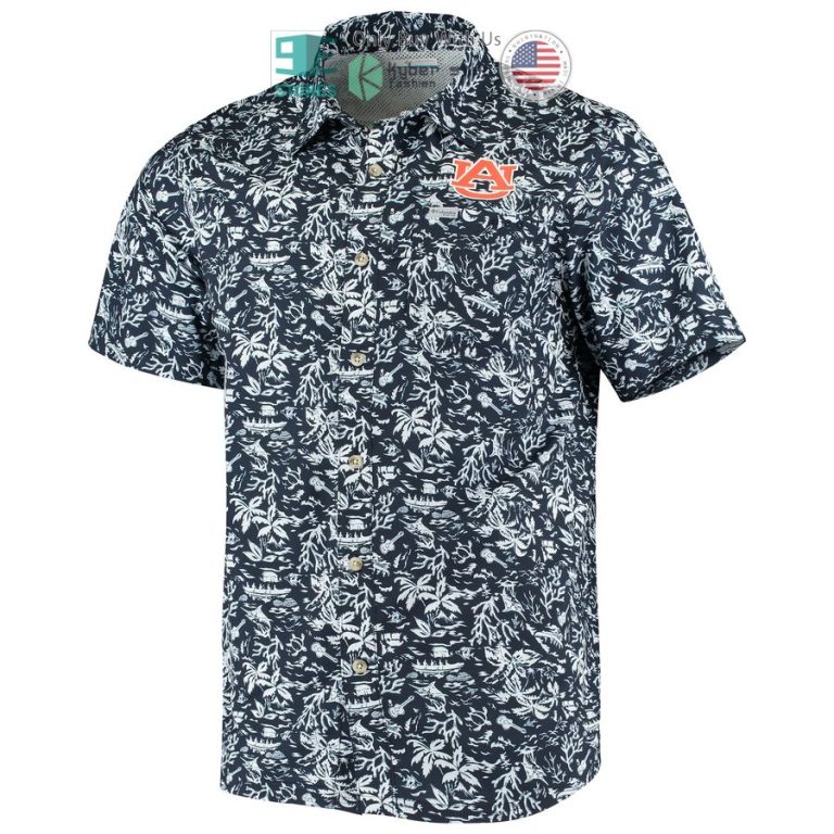 auburn tigers columbia super slack tide navy hawaiian shirt 2 37489