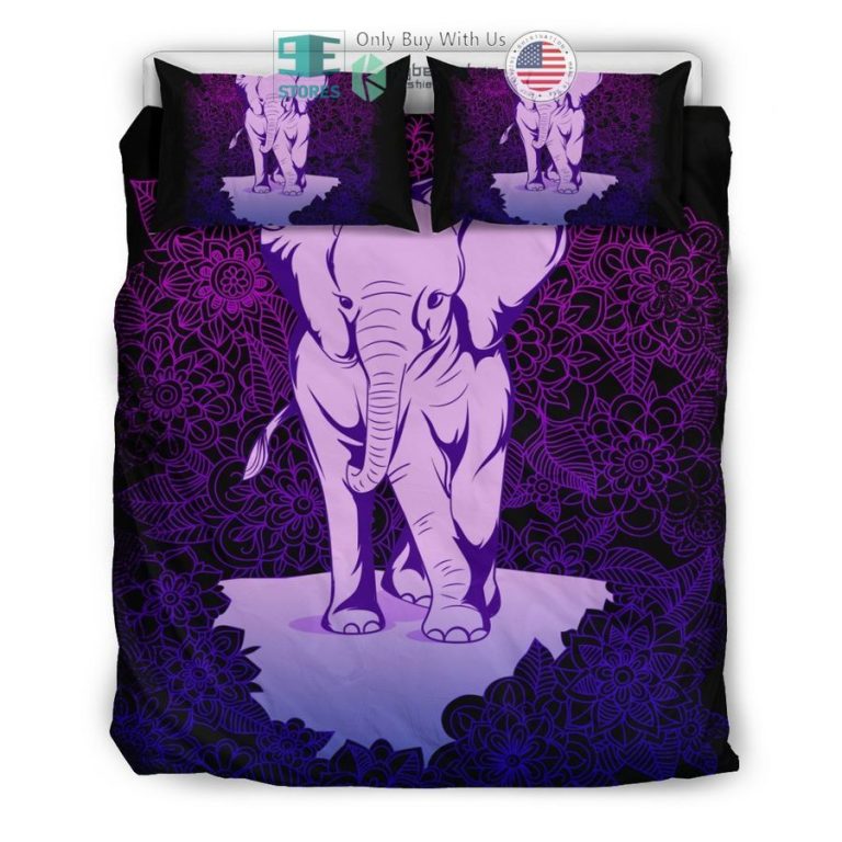 baby elephant tribal pattern bedding set 3 7637