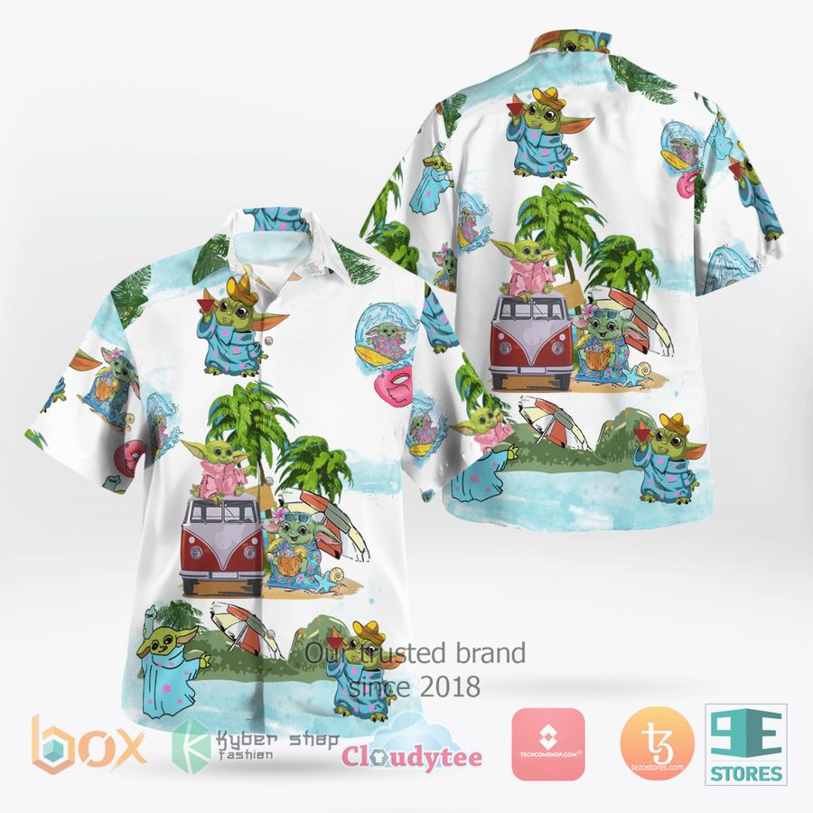 baby yoda beach hawaiian shirt 1 96714
