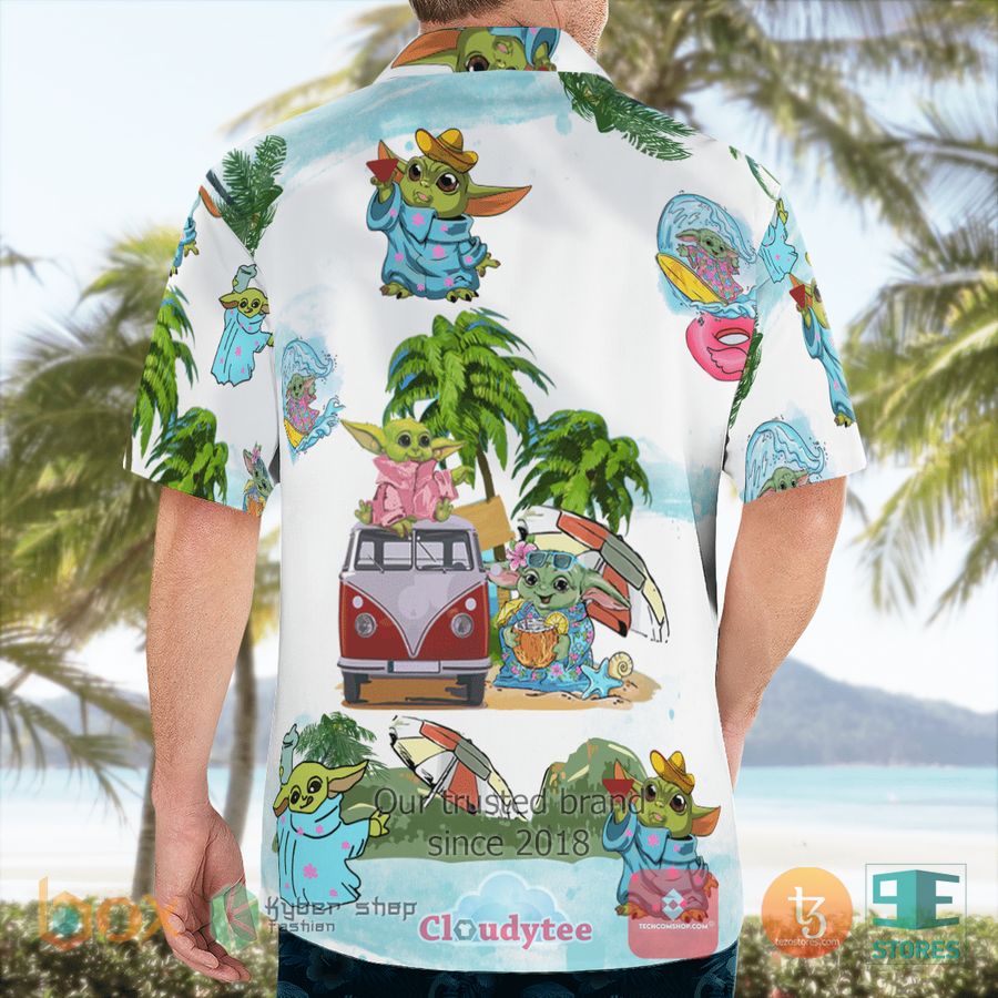 baby yoda beach hawaiian shirt 2 34840