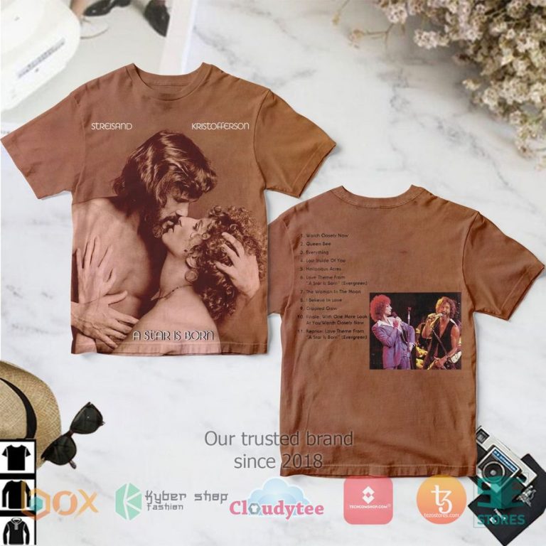 barbra streisand a star is born album 3d t shirt 1 84307