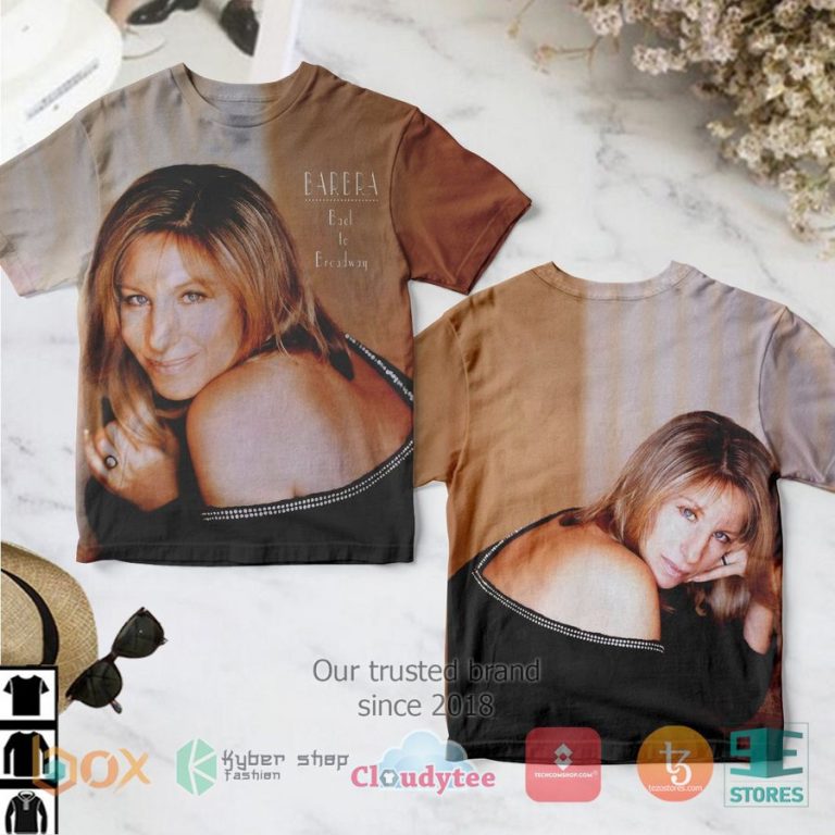 barbra streisand back to broadway album 3d t shirt 1 36728