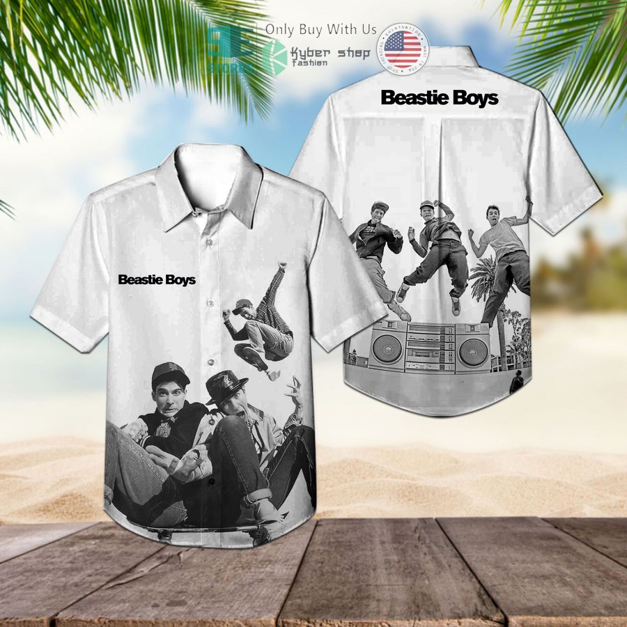 beastie boys members white hawaiian shirt 1 12785