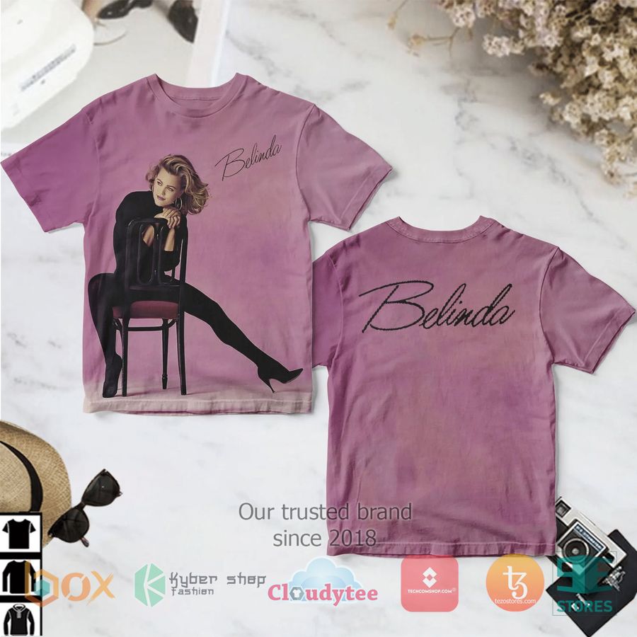 belinda carlisle 35th anniversary edition album 3d t shirt 1 28167