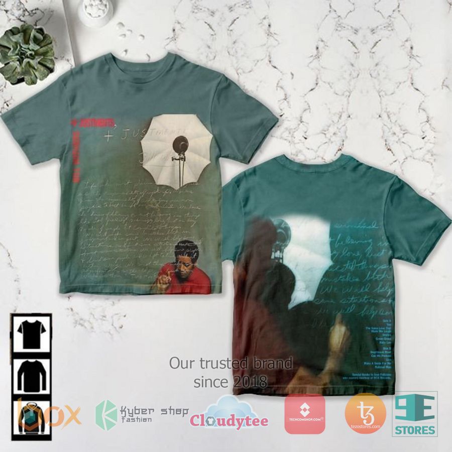 bill withers justments album 3d t shirt 1 18177