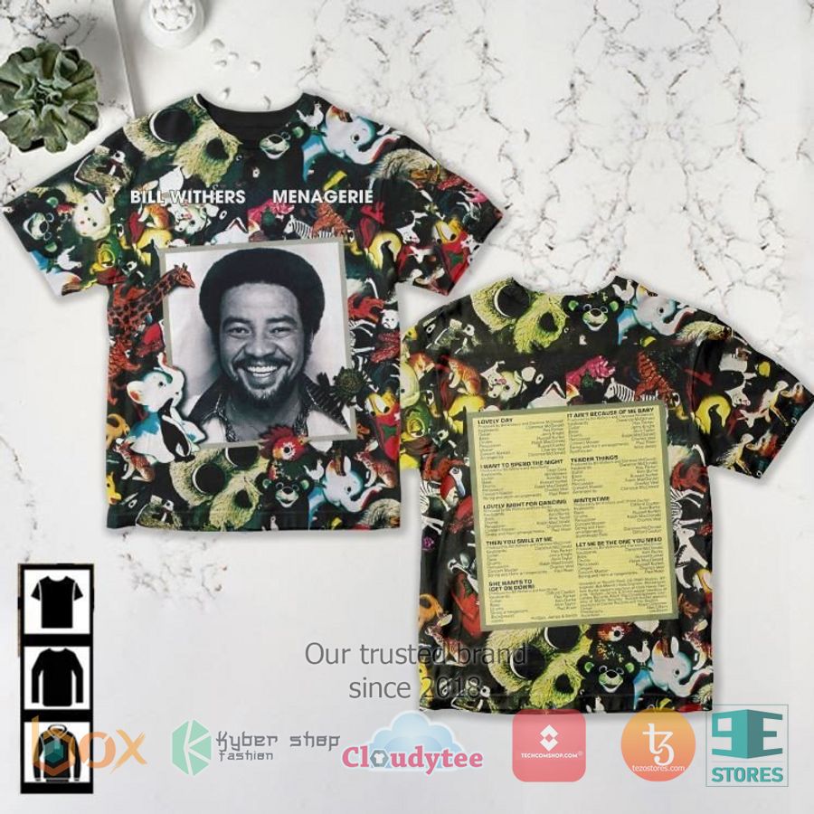 bill withers menagerie album 3d t shirt 1 94905