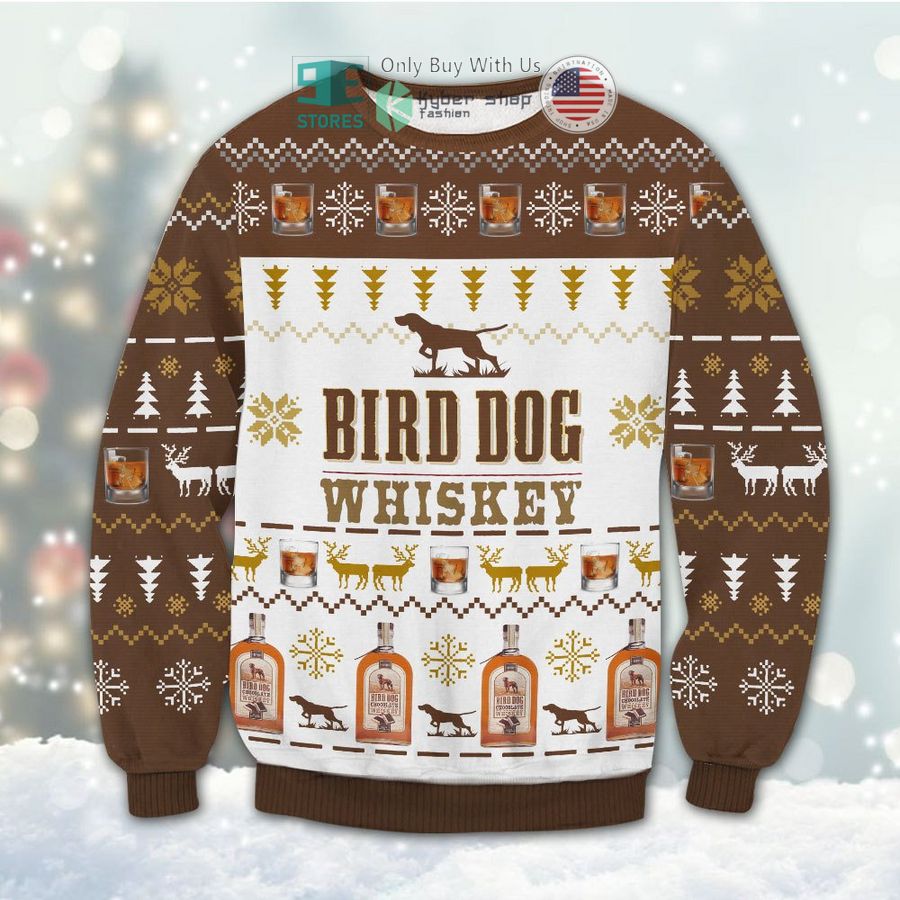 bird dog whiskey christmas sweatshirt sweater 1 15975