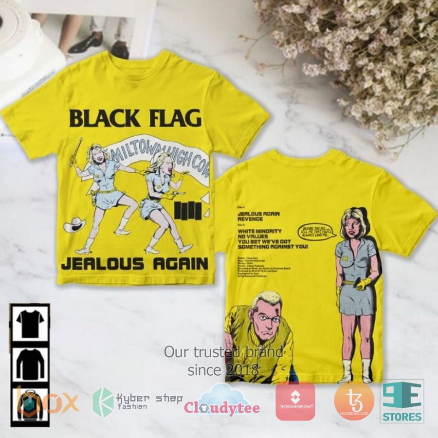 black flag jealous again album 3d t shirt 1 26404