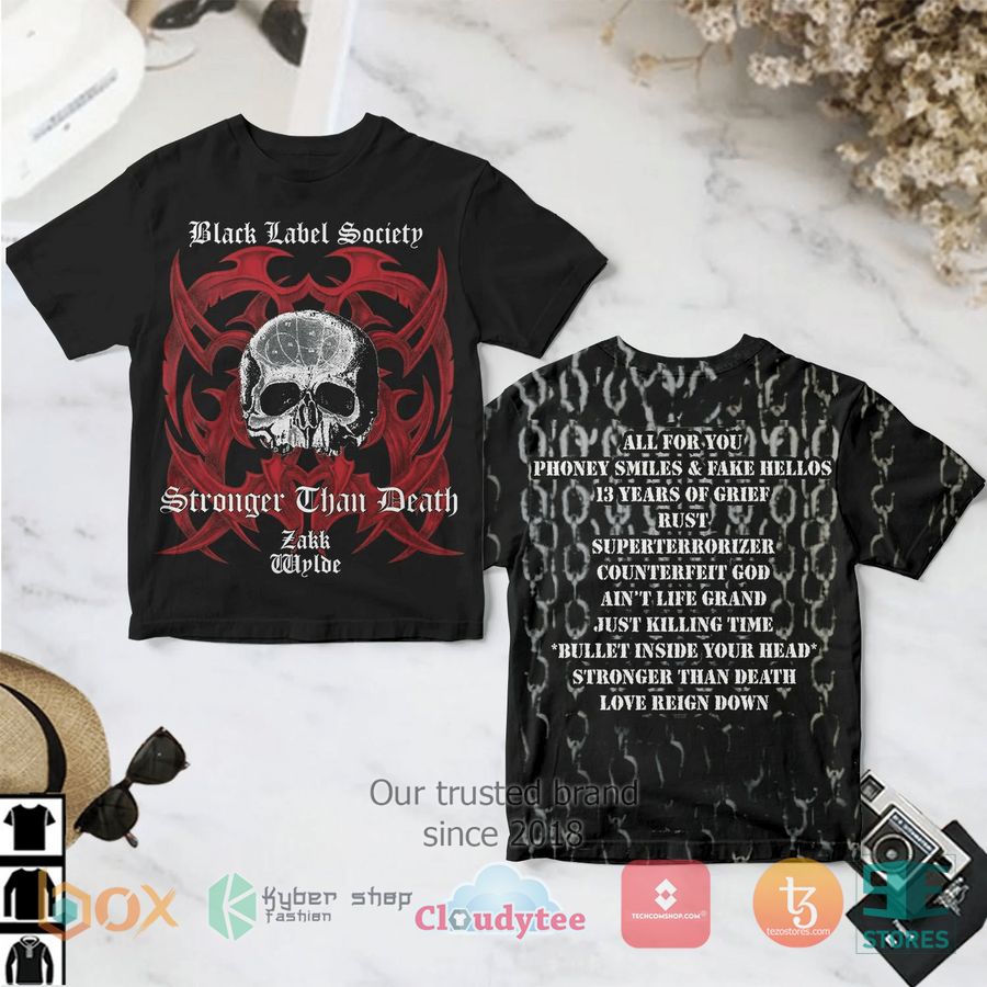black label society band stronger than death album 3d t shirt 1 74771