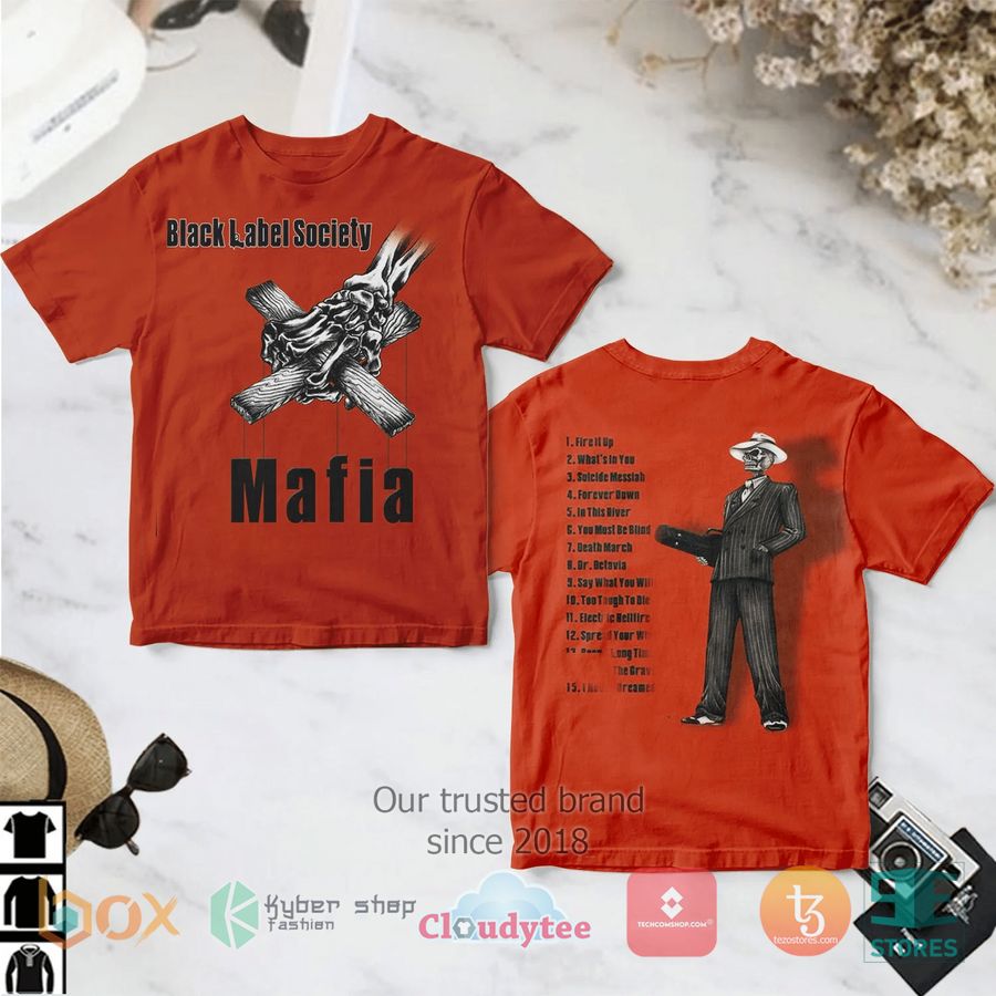 black label society mafia album 3d t shirt 1 81955