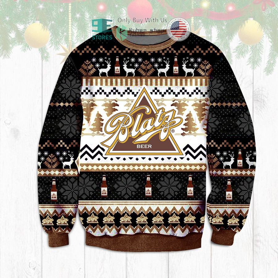 blatz beer christmas sweatshirt sweater 1 84464