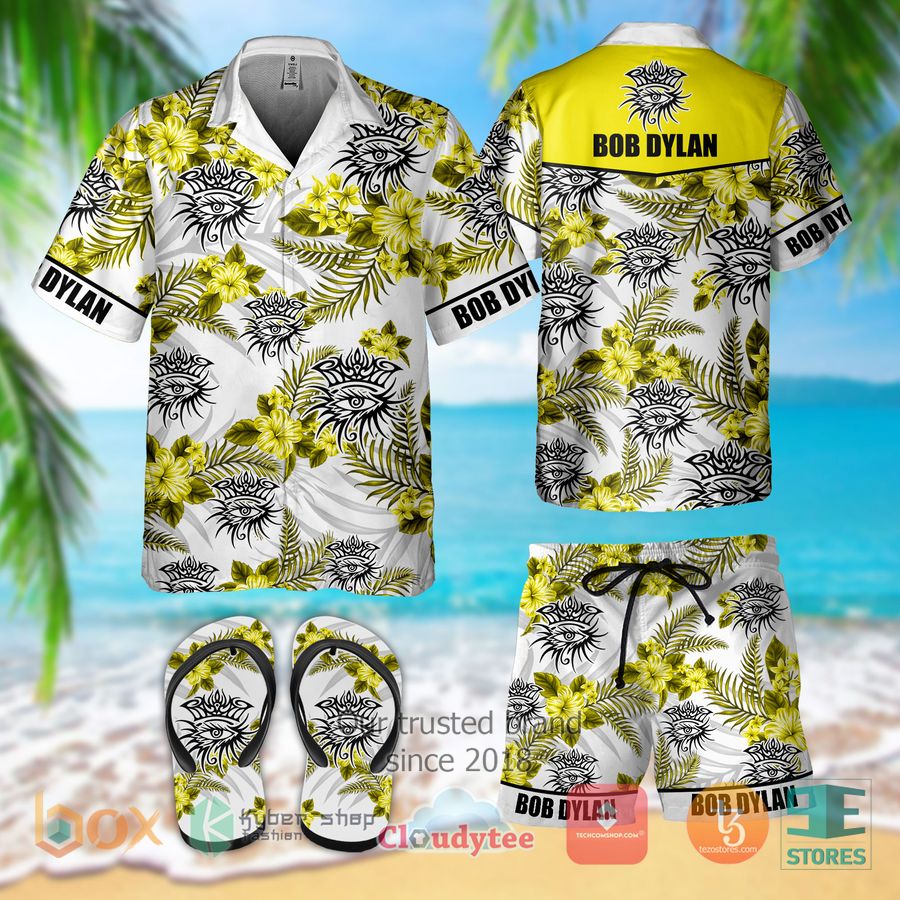 bob dylan hawaiian shirt shorts 1 17369