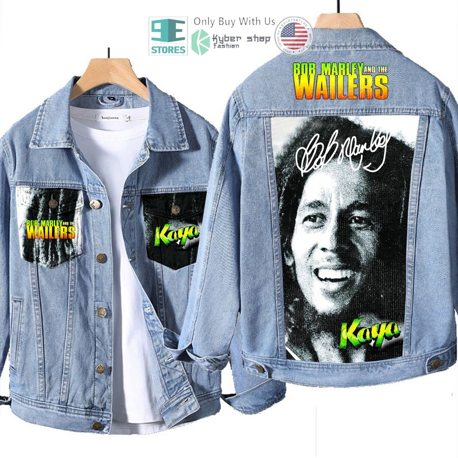 bob marley and the wailers kaya album denim jacket 1 81034