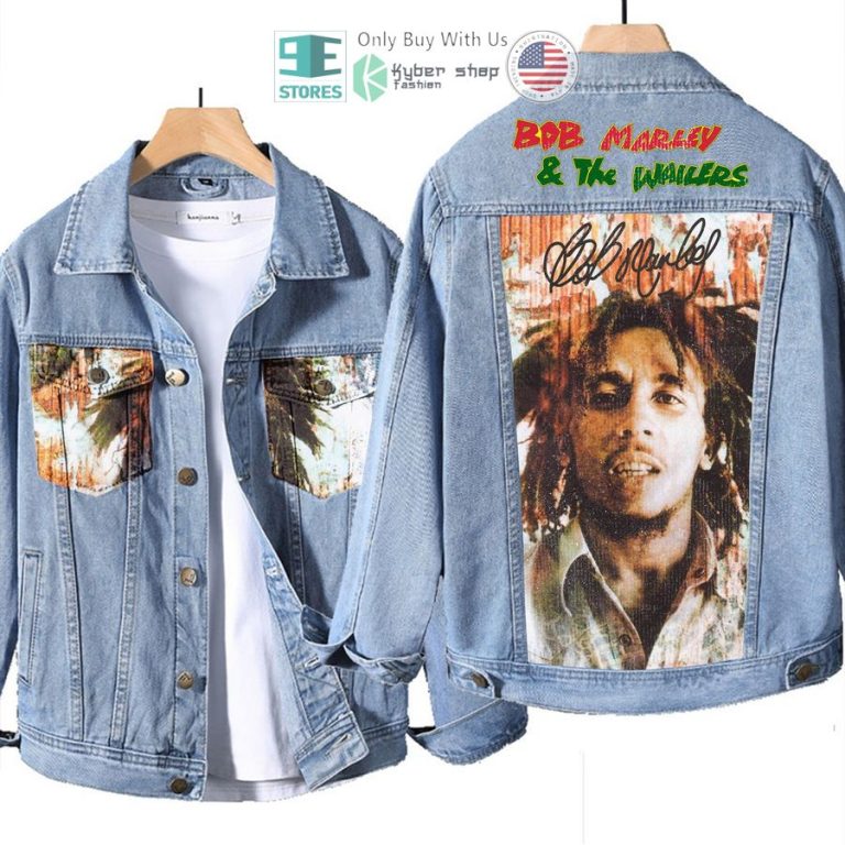 bob marley and the wailers one love album denim jacket 1 40687