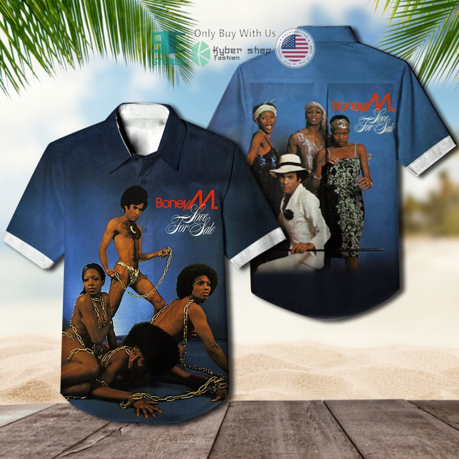 boney m love for sale album hawaiian shirt 1 66916