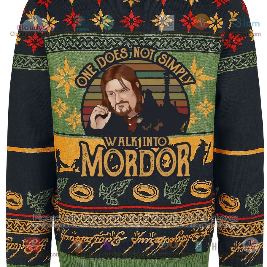boromir one does not simply walk into mordor sweatshirt sweater 1 28888