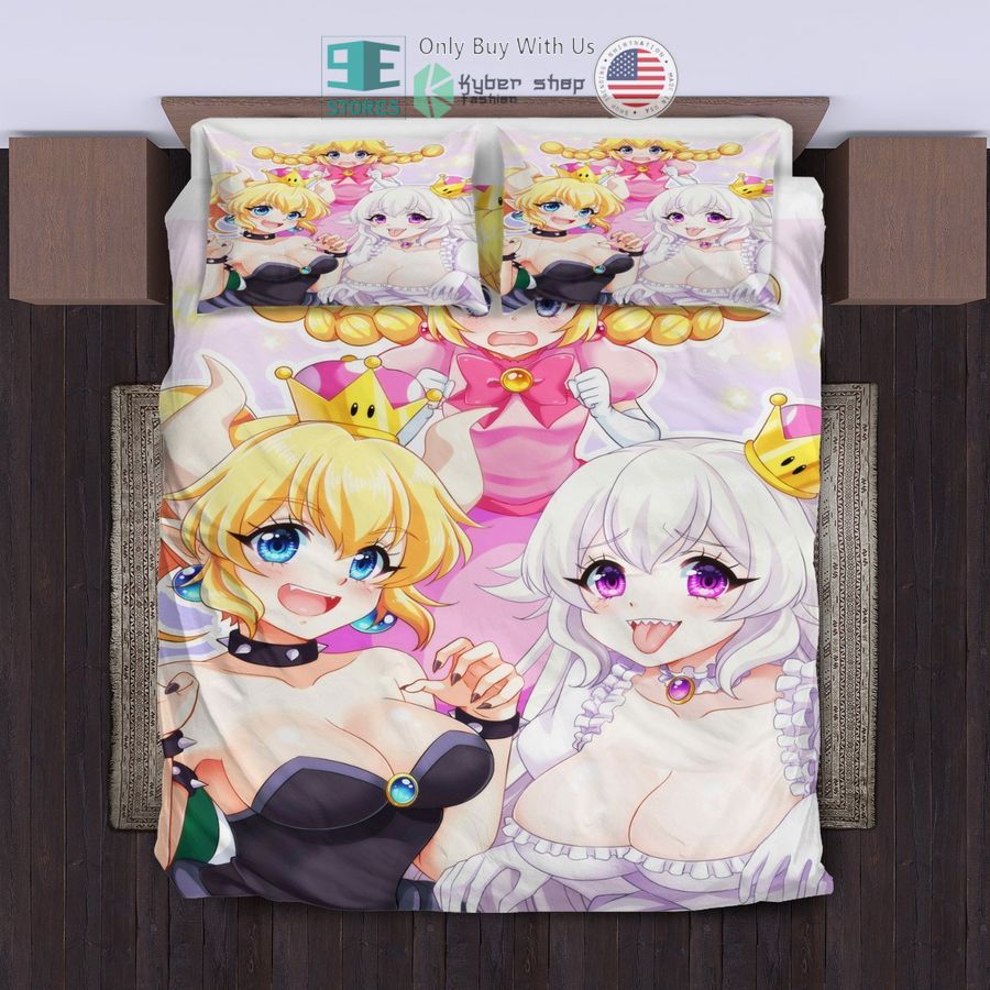 bowsette and boosette bedding set 1 16379