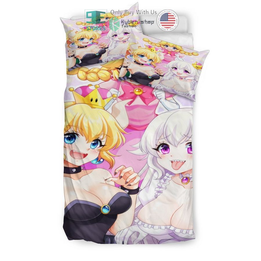 bowsette and boosette bedding set 2 35105