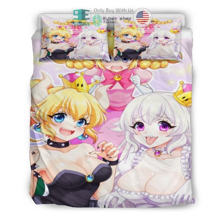 bowsette and boosette bedding set 3 67730