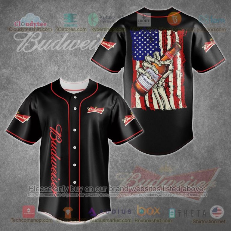 budweiser united states flag baseball jersey 1 11592