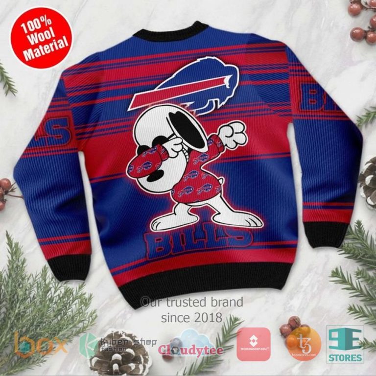 buffalo bills snoopy dabbing ugly christmas sweater 3 51146