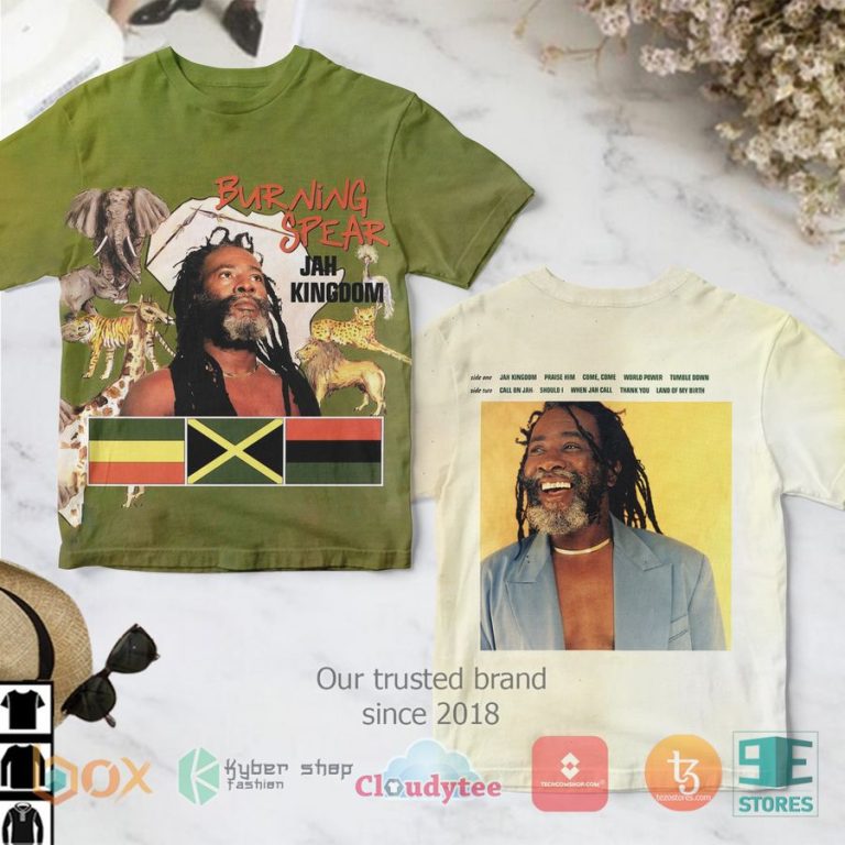 burning spear jah kingdom album 3d t shirt 1 38000