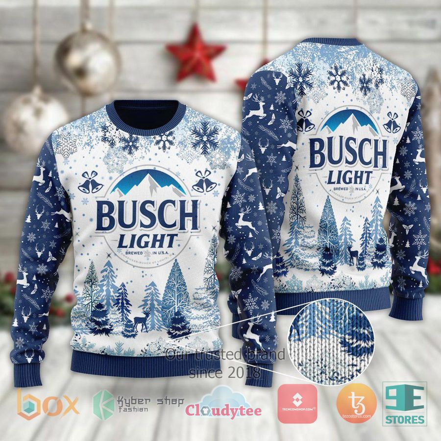 busch light ugly christmas sweater 1 97297