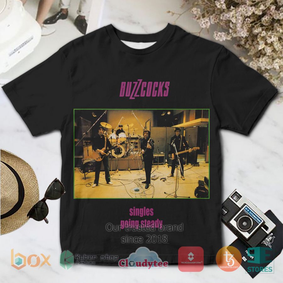 buzzcocks band singles going steady album 3d t shirt 1 30866