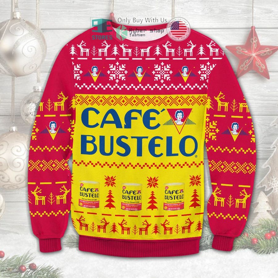 cafe bustelo christmas sweatshirt sweater 1 64085