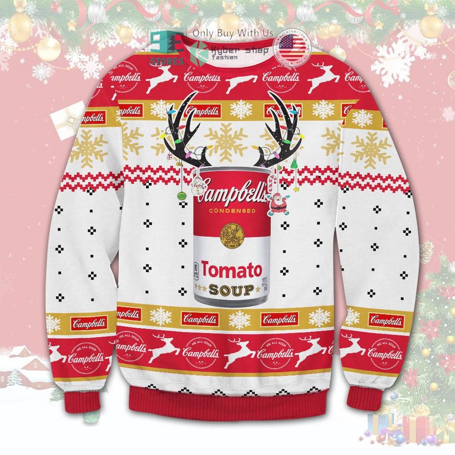 campbell tomato soup christmas sweatshirt sweater 1 24953