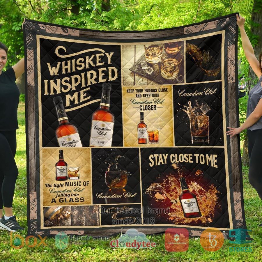 canadian club whiskey inspired me quilt blanket 1 38578