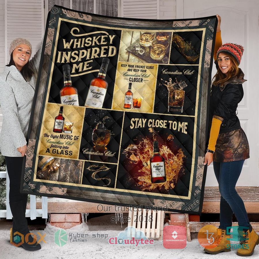 canadian club whiskey inspired me quilt blanket 2 20463