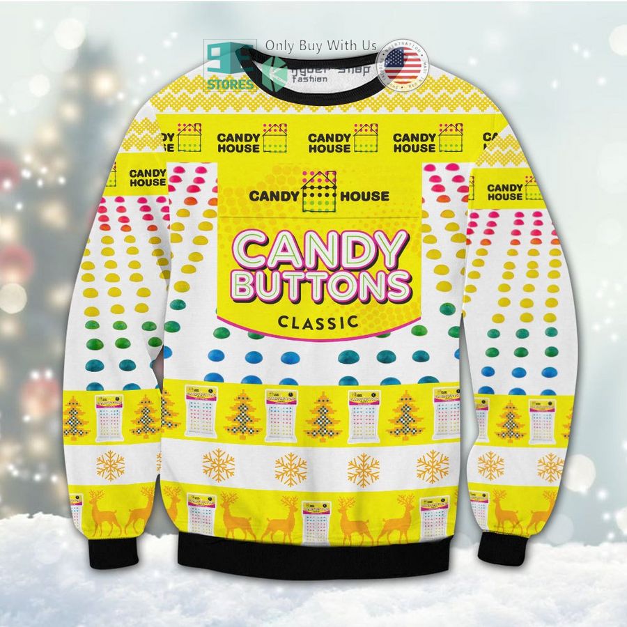 candy buttons classic christmas sweatshirt sweater 1 44442
