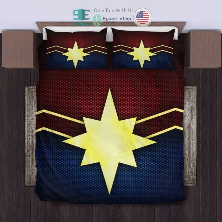 captain marvel logo bedding set 1 47331