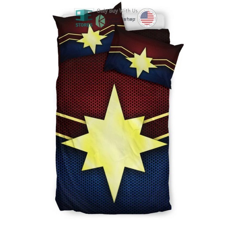 captain marvel logo bedding set 2 17066