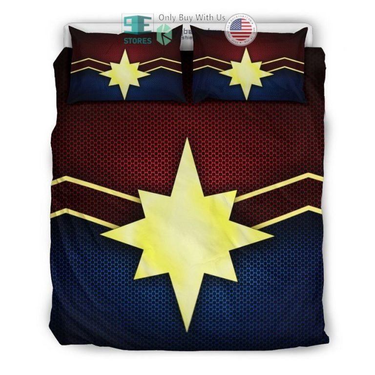 captain marvel logo bedding set 3 13899