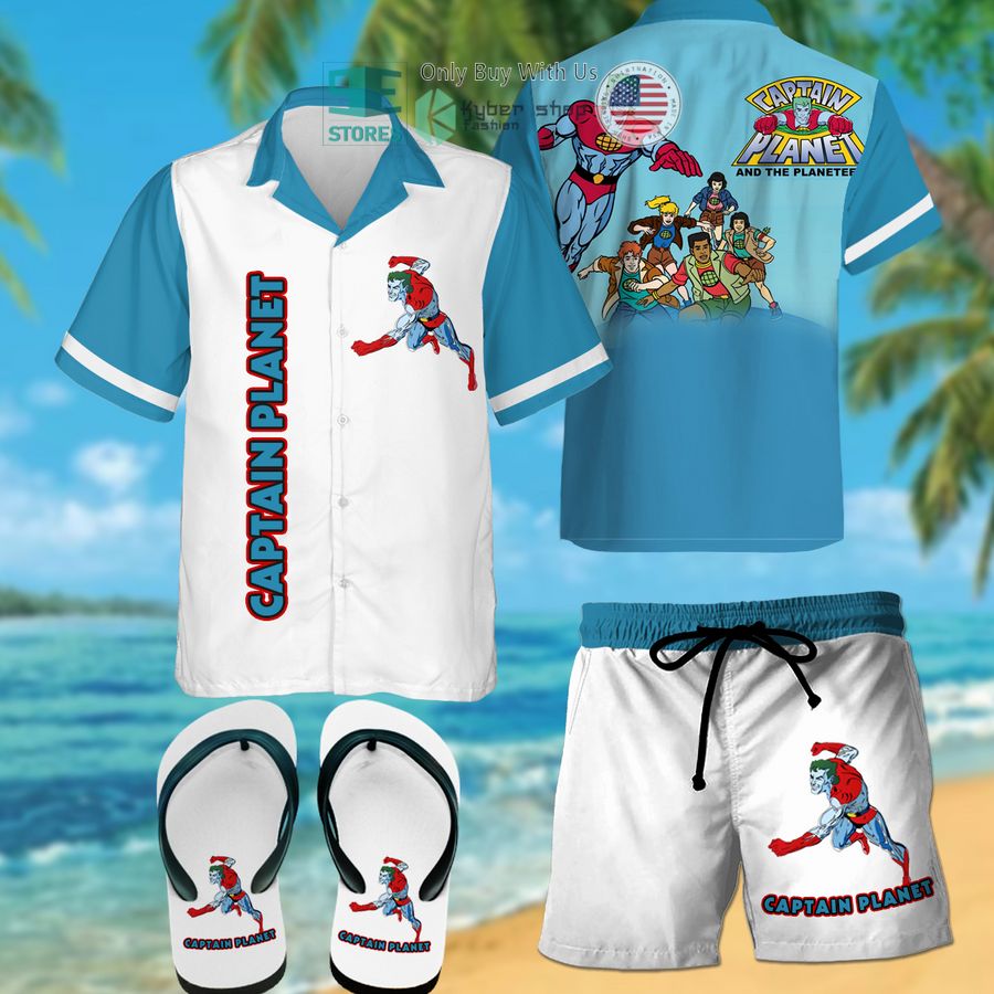 captain planet hawaiian shirt shorts 1 34476
