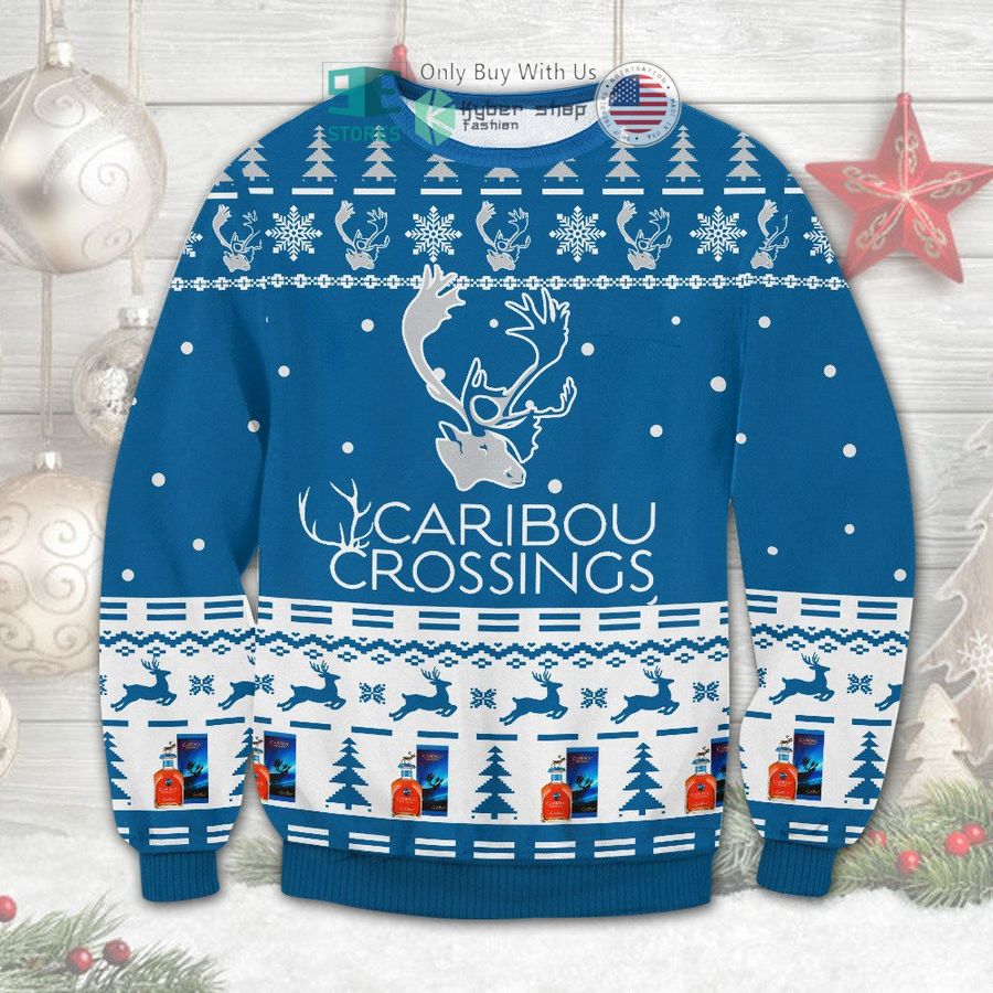 caribou crossings christmas sweatshirt sweater 1 75813