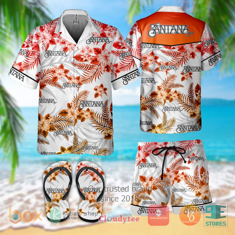 carlos santana hawaiian shirt shorts 1 96701
