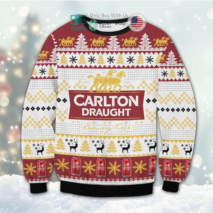 carlton draught christmas sweatshirt sweater 1 67637
