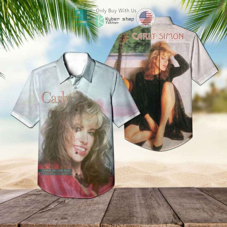 carly simon coming around again album hawaiian shirt 1 99925