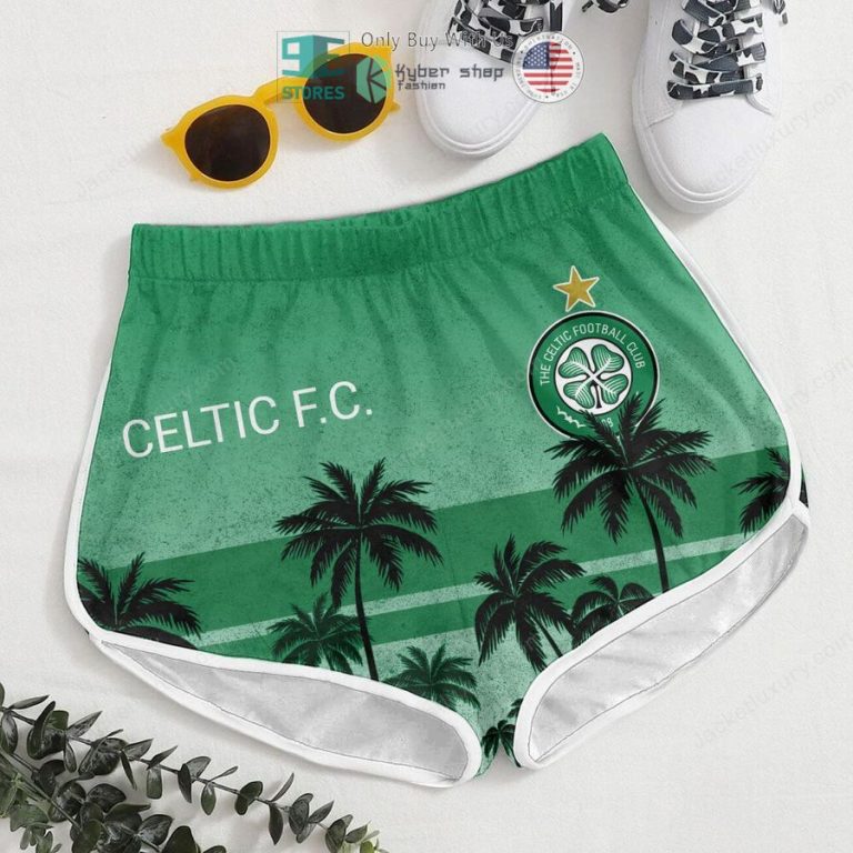 celtic football club green hawaii shirt shorts 3 59360