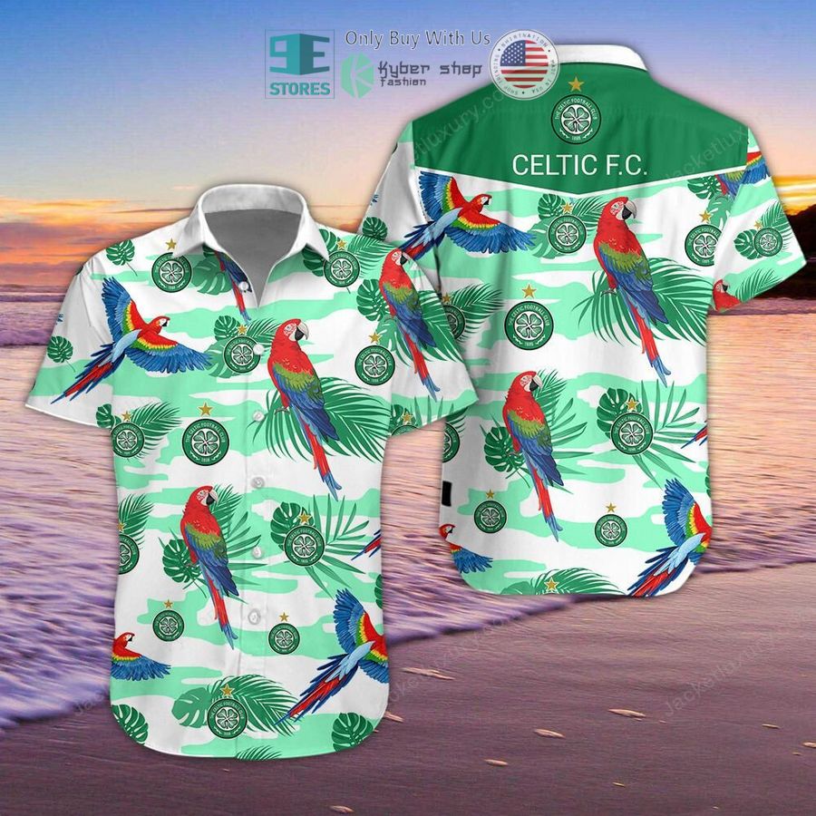 celtic football club parrot hawaii shirt shorts 1 62833